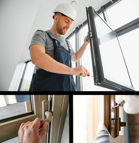 Ejemplos de servicios realizados en la reparación de ventanas